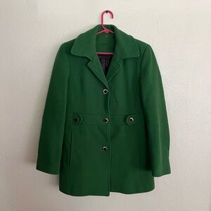 Green Calvin Klein coat